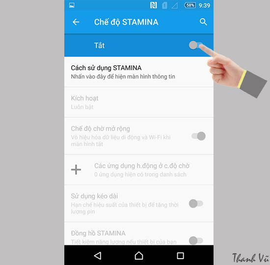 Bat che do tiet kiem pin cho Sony Xperia M5 Single Sim 4
